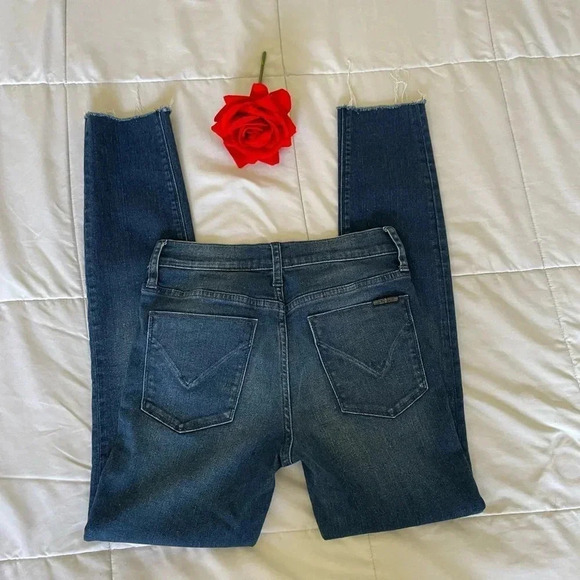 Hudson ankle raw hem skinny denim - Picture 5 of 9